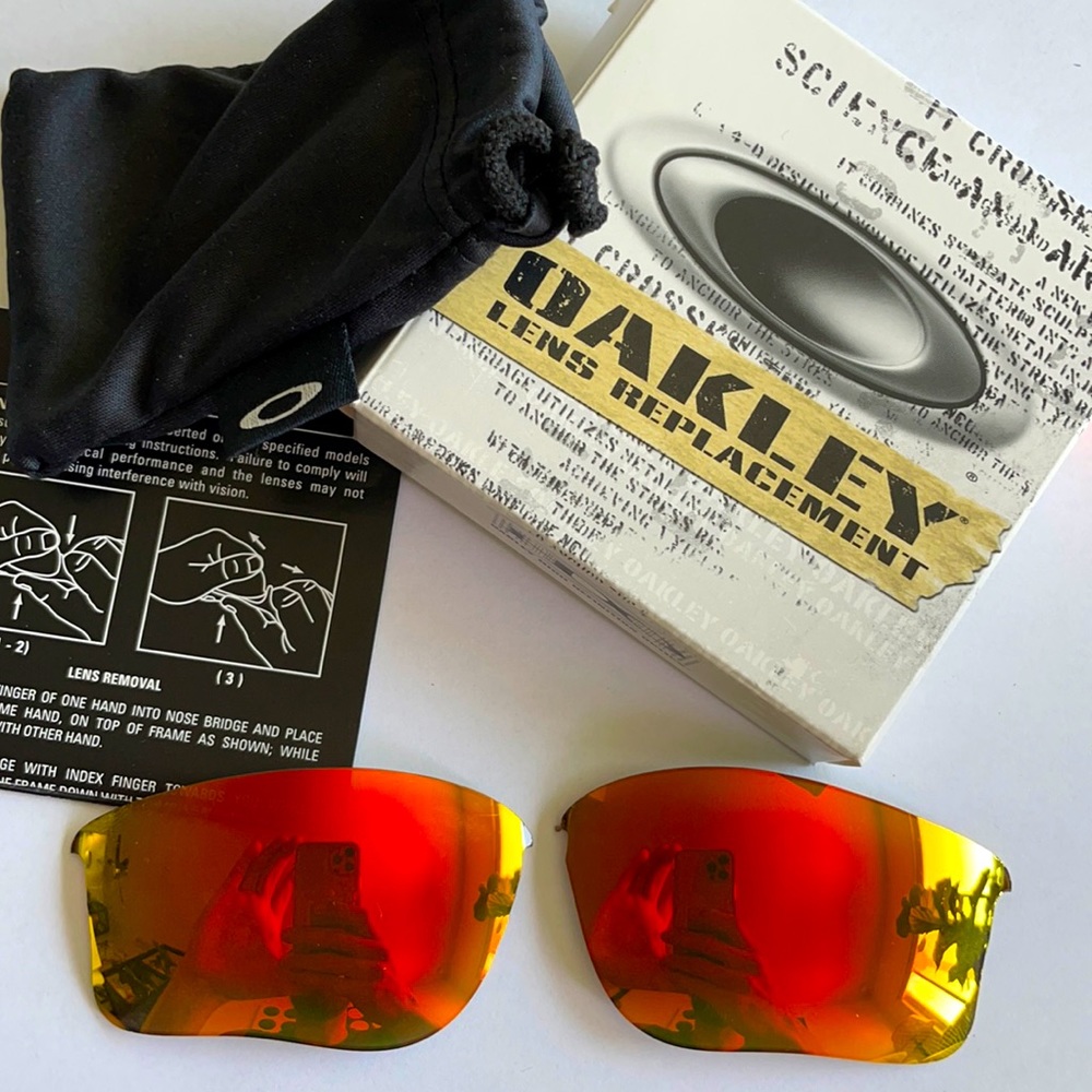Oakley Flak Jacket XLJ Replacement Lens Kit Fire